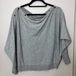 All Saints Eli Adjustable Snap Pullover Sweater